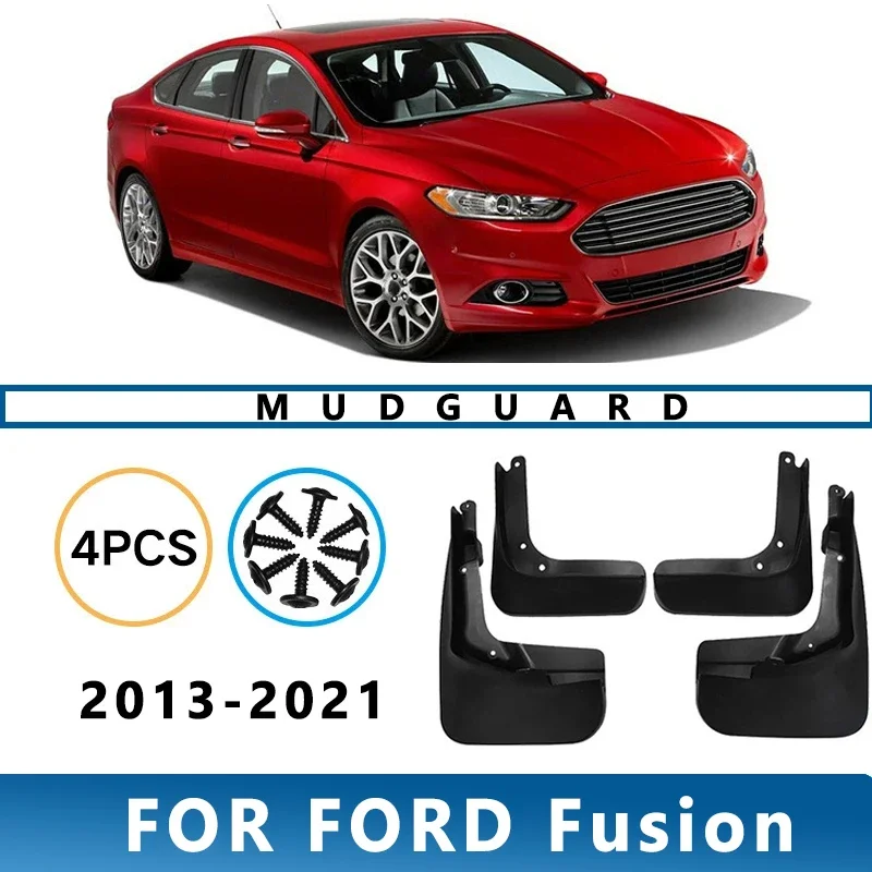 

Mud Flaps Fit for FORD Fusion 2013-2021 2014 2015 2016 2017 2018Mudguards Tire Fenders Splash Proof Accessories Wheel Guards 4ps