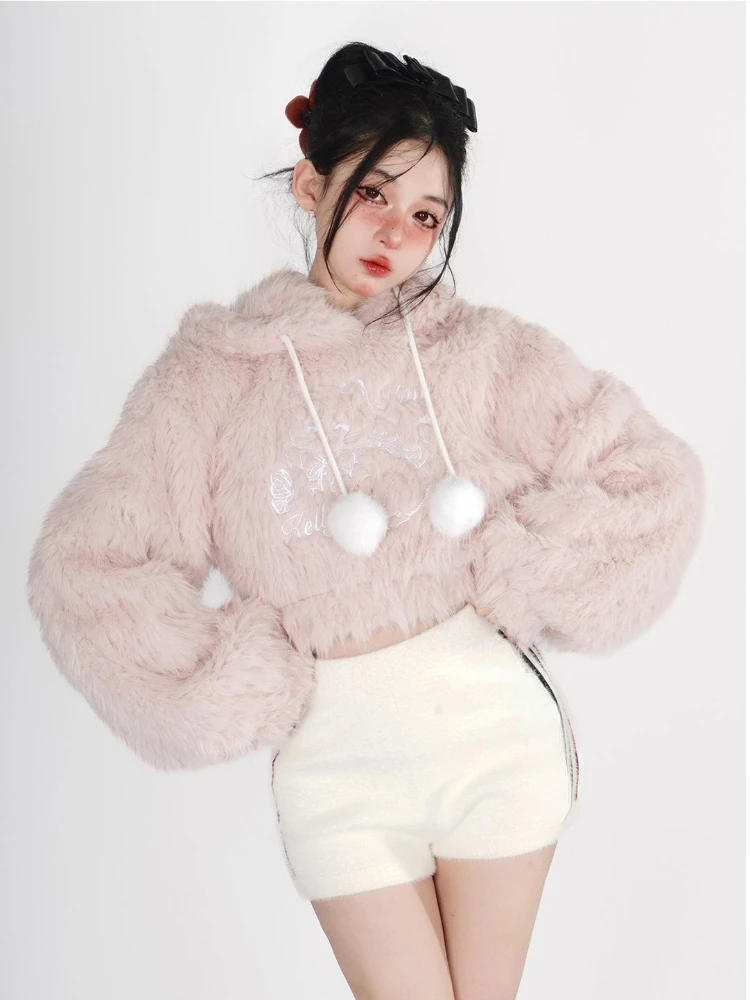 Japanese Kawaii Hoodies Women Casual Long Sleeve Pullover Elegant Sweet Office Lady Korean Style Sweater Blouse 2023 Autumn