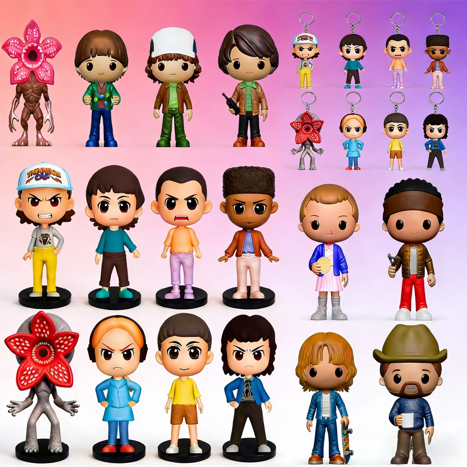 

Stranger Season 5 Action Figures Eleven Dustin Barb Steve Demogorgon Birthday Gift Toy for Fans