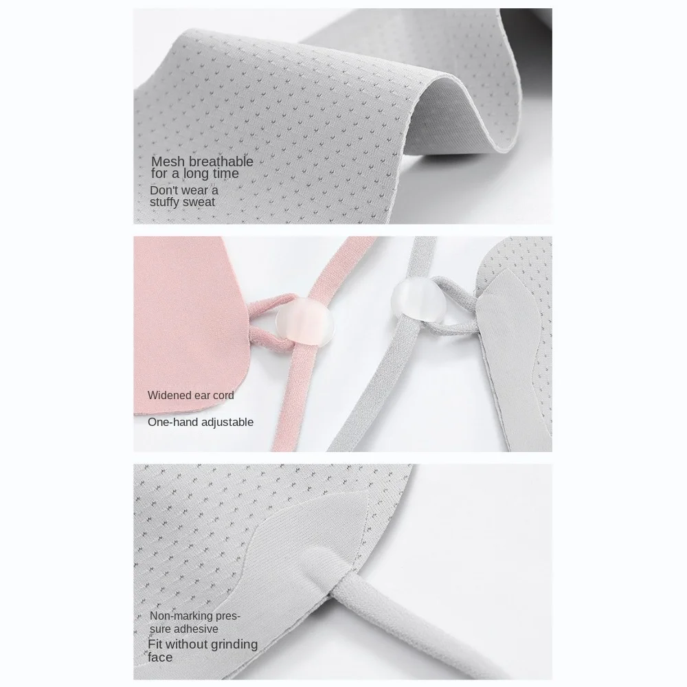 وشاح للوجه الواقي من الشمس من الحرير الجليدي، قناع واقي من الشمس، غطاء وجه صيفي رقيق قابل للتنفس لحماية العين من الأشعة فوق البنفسجية، قناع جيني للوجه