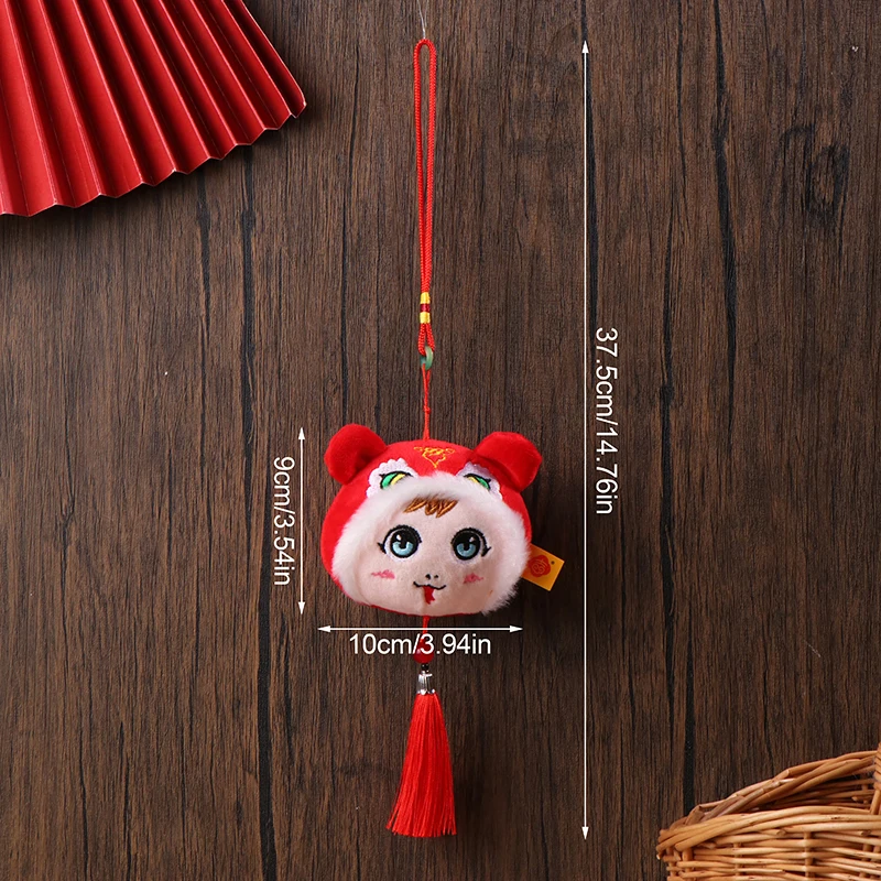 2025 Slang Jaar Mascotte Leuke Cartoon Dierenriem Slang Pluche Pop Hanger Zacht Gevulde Sleutelhanger Voor Nieuwjaar Decor Kid Geschenken