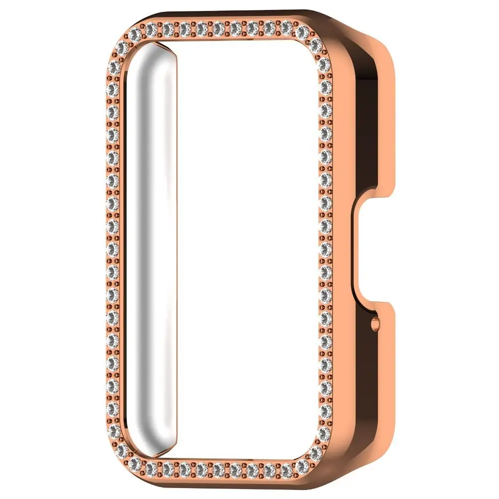 Bling PC Protective Case Crystal Bumber Samrt Watch Diamond Encrusted Cover Accessories Shell Screen Protector for Galaxy Fit3
