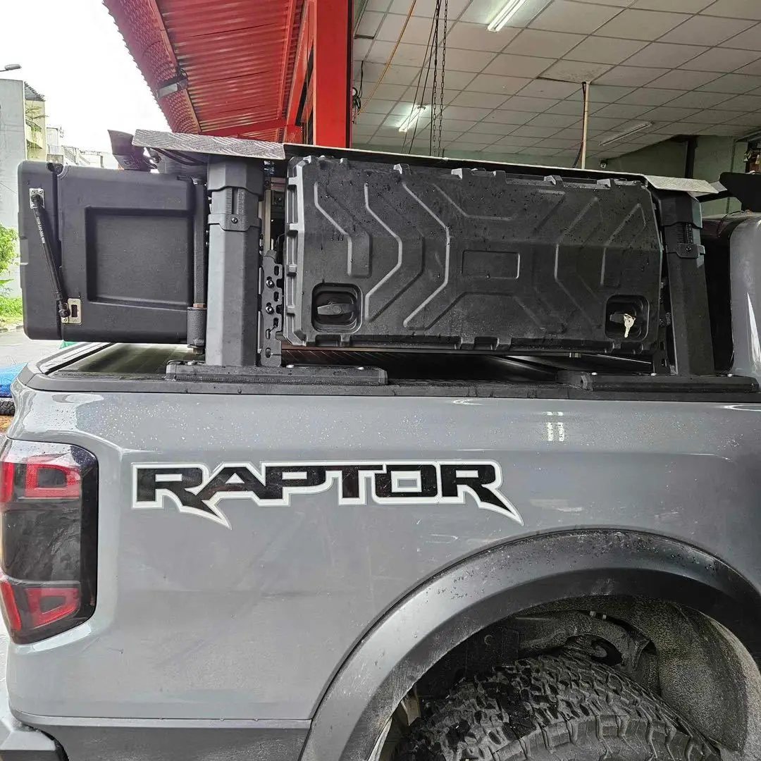 Universal Pickup Roll Bar System 4WD Practical Style Steel Roll Bar Cover For Toyota Tundra Ranger Tacoma With Two 95 Liter Box