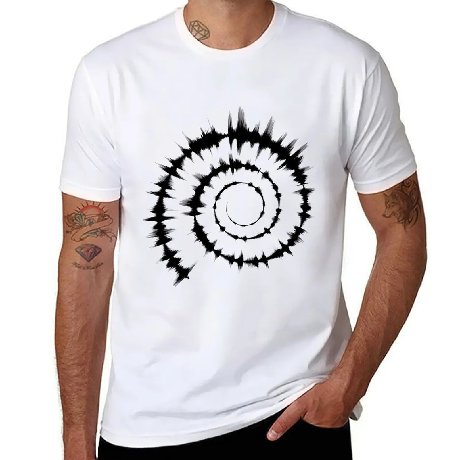 

spiral T-Shirt t shirt custom print t shirts for man cotton soft funny t shirts cotton T-Shirt