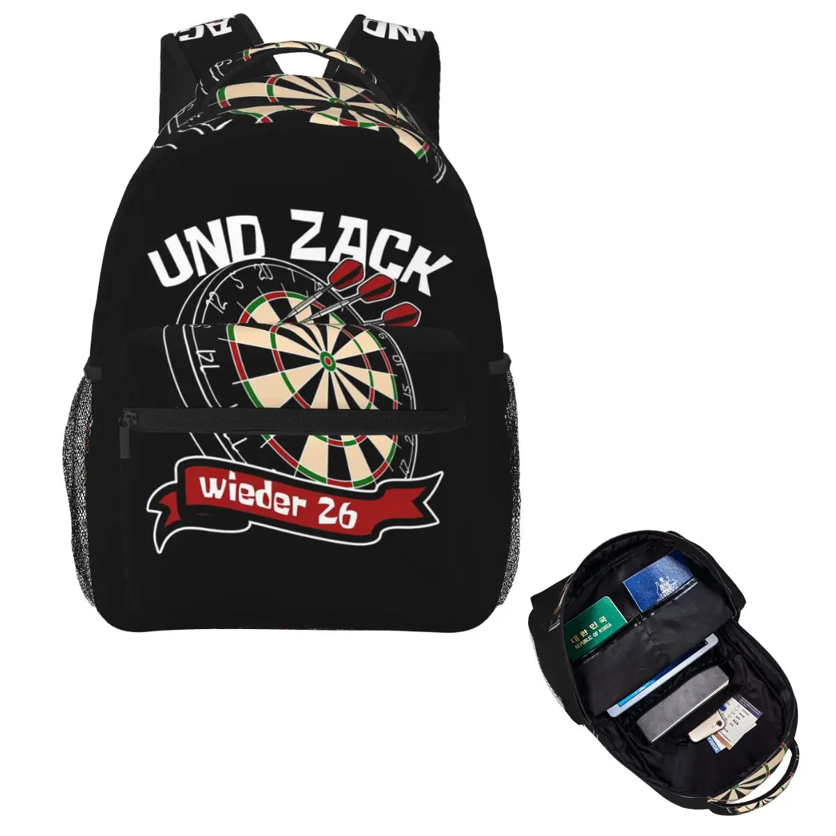 

Darts - And Just Like That 26 Again Student Backpack School Bag Hiking Travel Daypack Men Women Fashion Bookbag Shoulder Bags