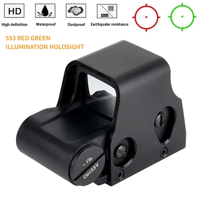 

553 558 Reflection Hologram Dot Sight Tactical Optical Reflex Rifle Scope Red Dot Sight 551 for Airsoft / Hunting Rifle