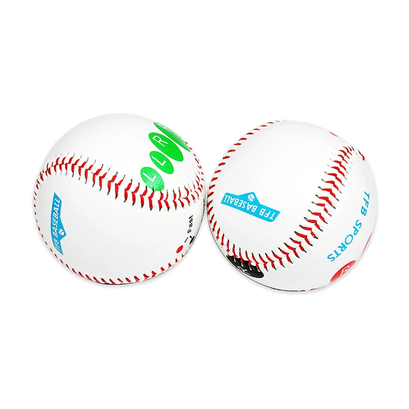 

New 1Pc 9Inch Pitch Training Baseball With Finger Placement Markers Standard Baseball Pitching Trainer For Pitching Practice