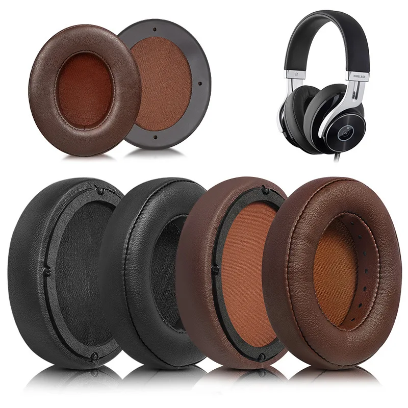 Almofadas de Substituição em Couro Proteico Premium para Fones de Ouvido Edifier W855 W855BT W-855 W-855BT W 855 855BT