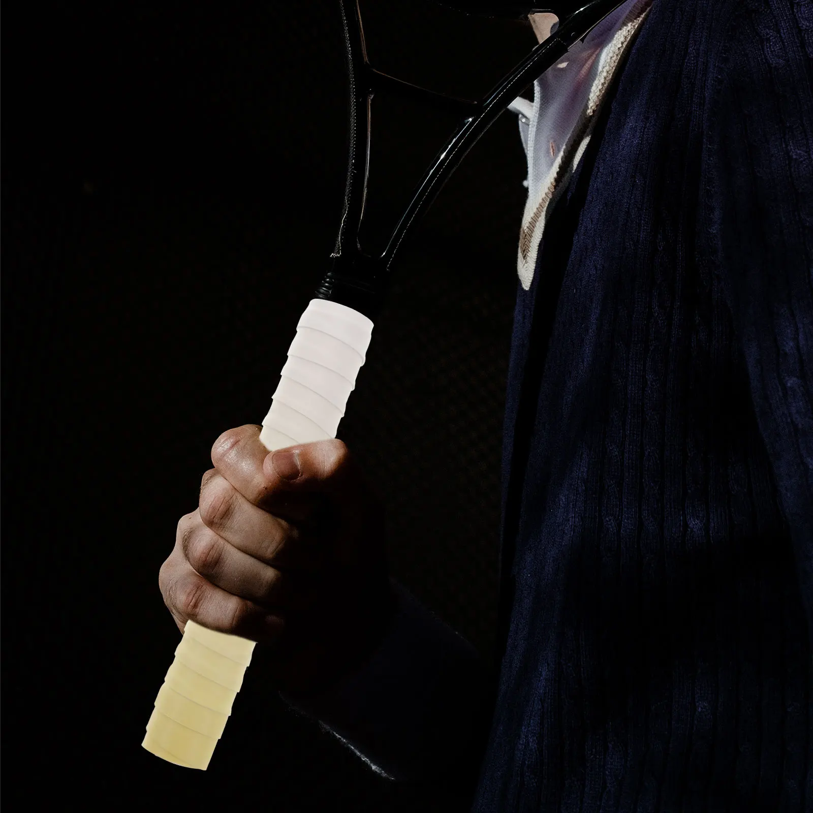 

2 Pcs Non-slip Hand Gel Bat Grip Tape Wraps Badminton Sweat-absorbent Athletic Anti-slip Racket Outdoor Grips