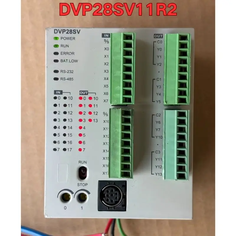 Second-hand PLC module DVP28SV11R2 function test is normal