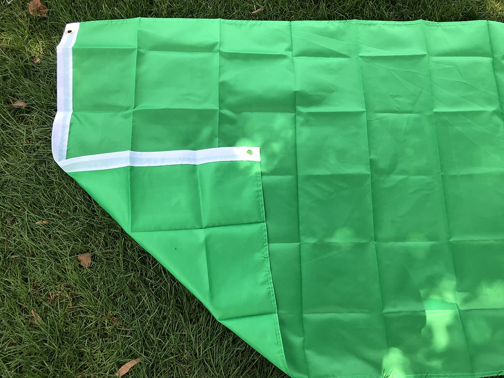 Bandera poliéster verde colgante exterior señalización táctica - imagen 4