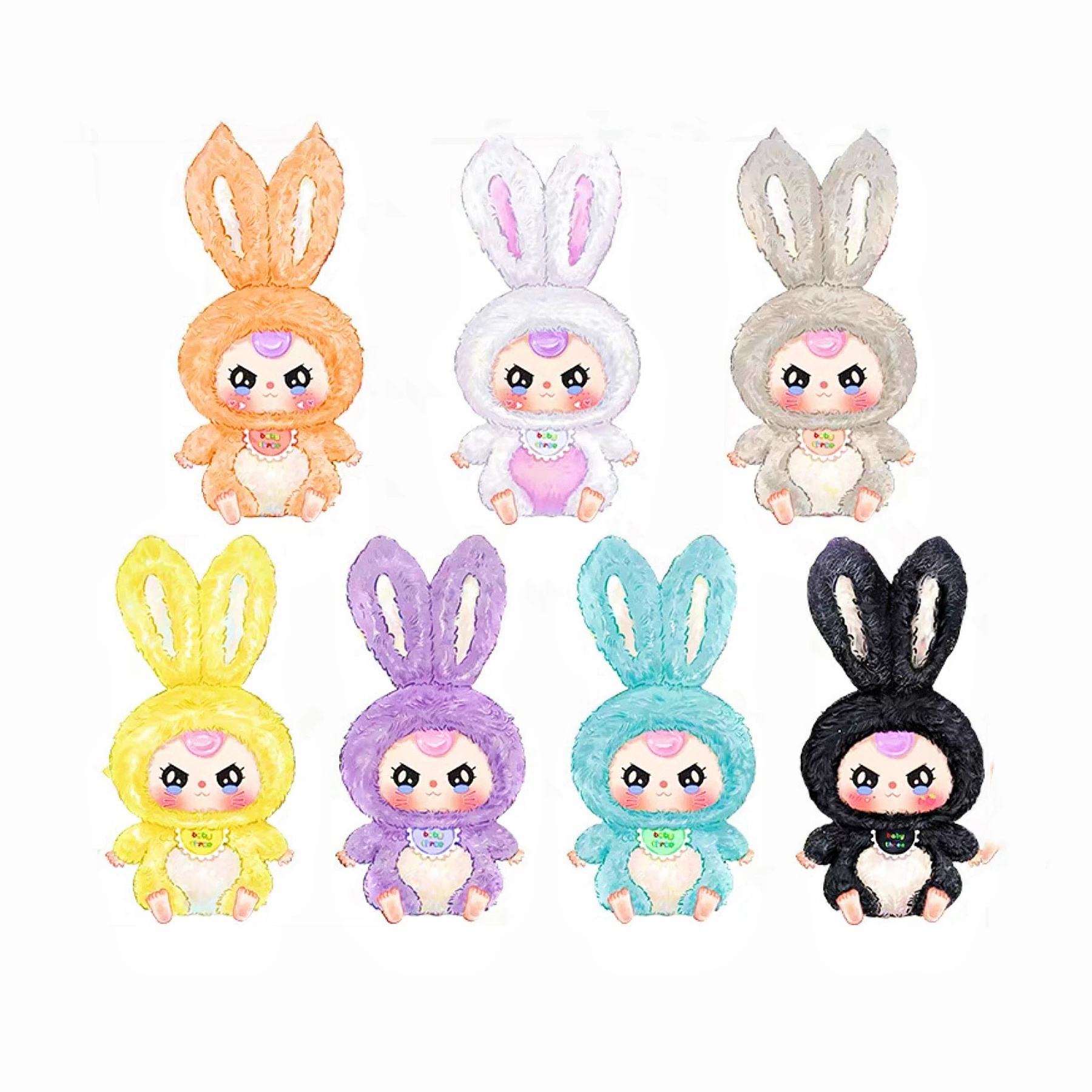 Baby Three Lily Rabbit Little Town Series Plush Blind Box Toys Action Figure Kawaii Dolls Toys Collection Children Birthday Gift