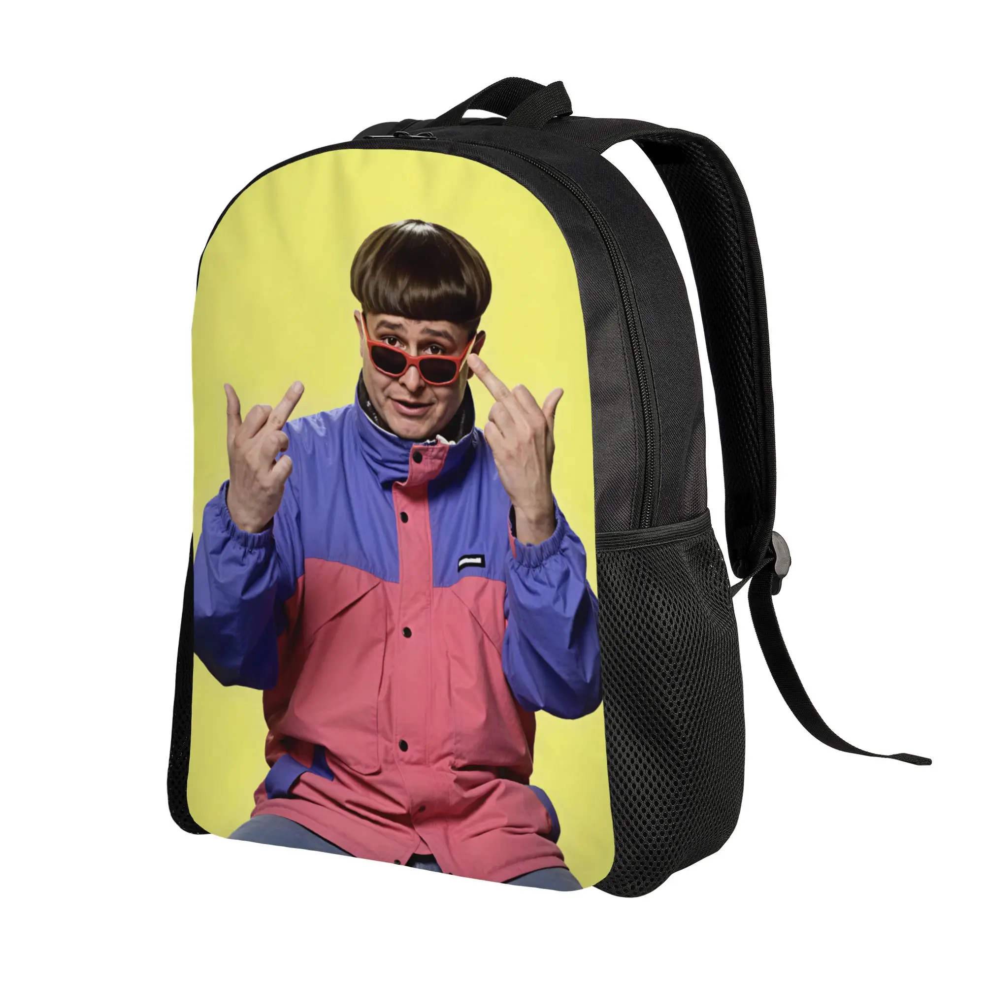 Oliver Tree Double Middle Finger Meme Backpack  College Backpacks Men Fashion School Bags Design Large Rucksack