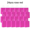 24pcs rose red