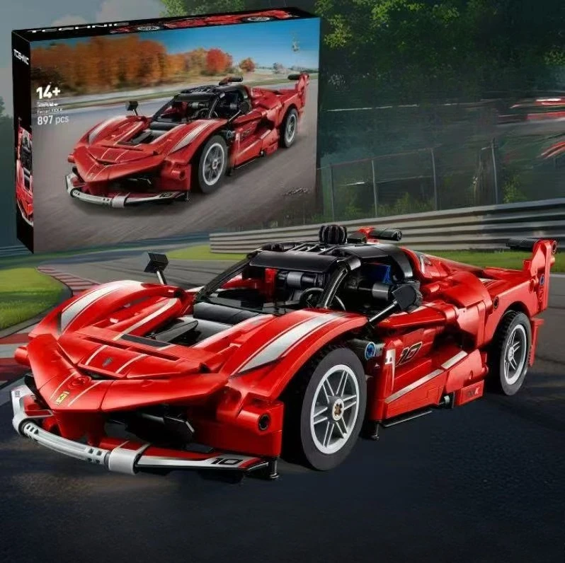 

НОВИНКА 42212 Конструктор серии «Механика» Ferrari FXX K, гоночная модель для мальчиков и девочек, подарок