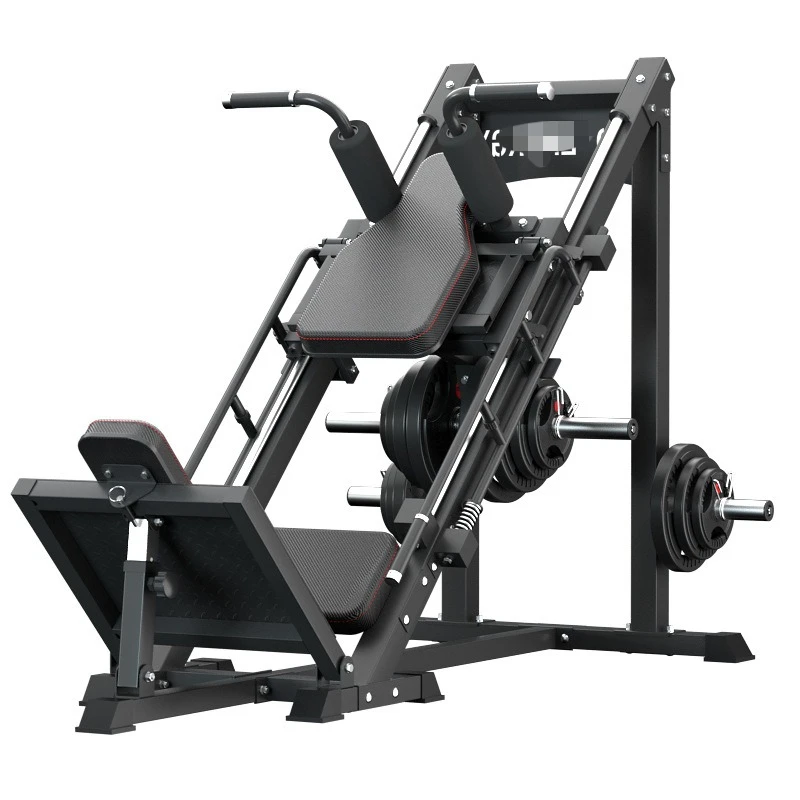 Máquina de prensado de piernas inclinadas para entrenamiento de fuerza, equipo de gimnasio comercial, máquina de prensado de piernas de 45 grados