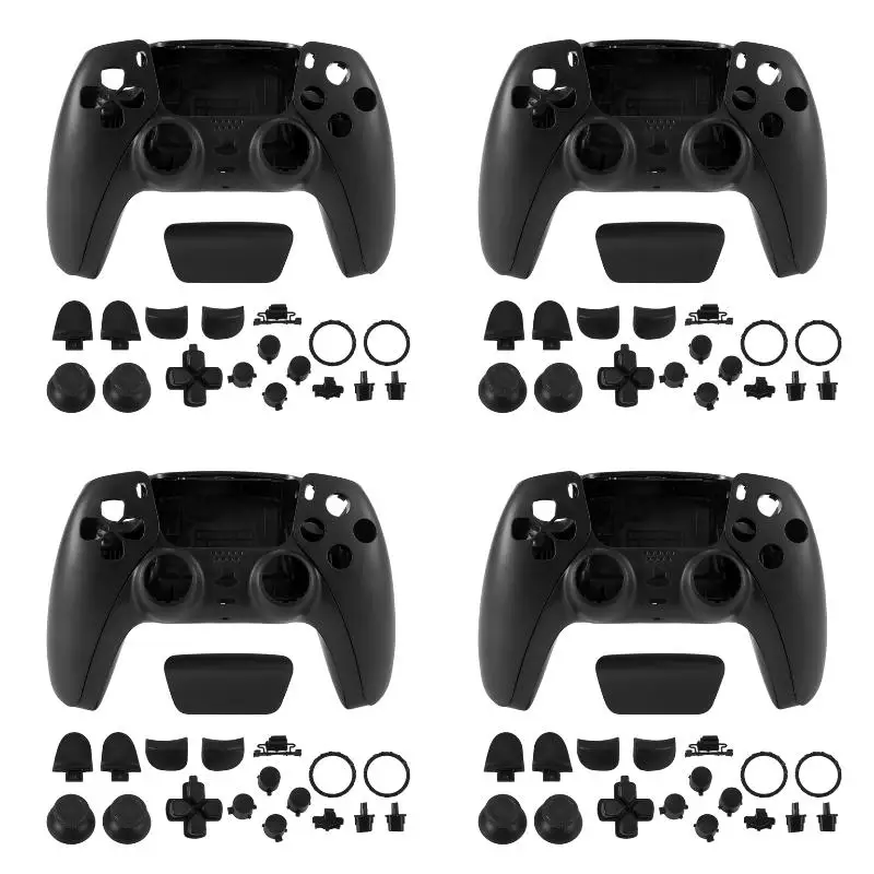 4pack X((Repair Part for BDM-010 Controller Housing Shell Game Controller Shell Cover with Buttons Black)