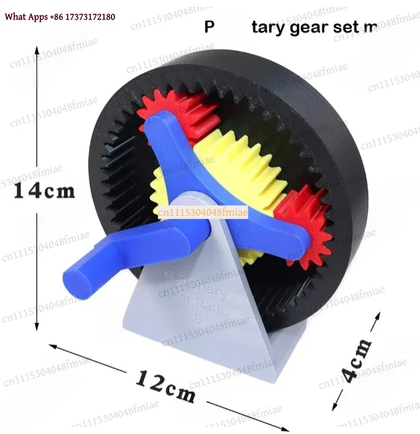k3 DIY Assembly Planetary Gear Set, 3D Printed Mechanical Model, STEM Educational Kit