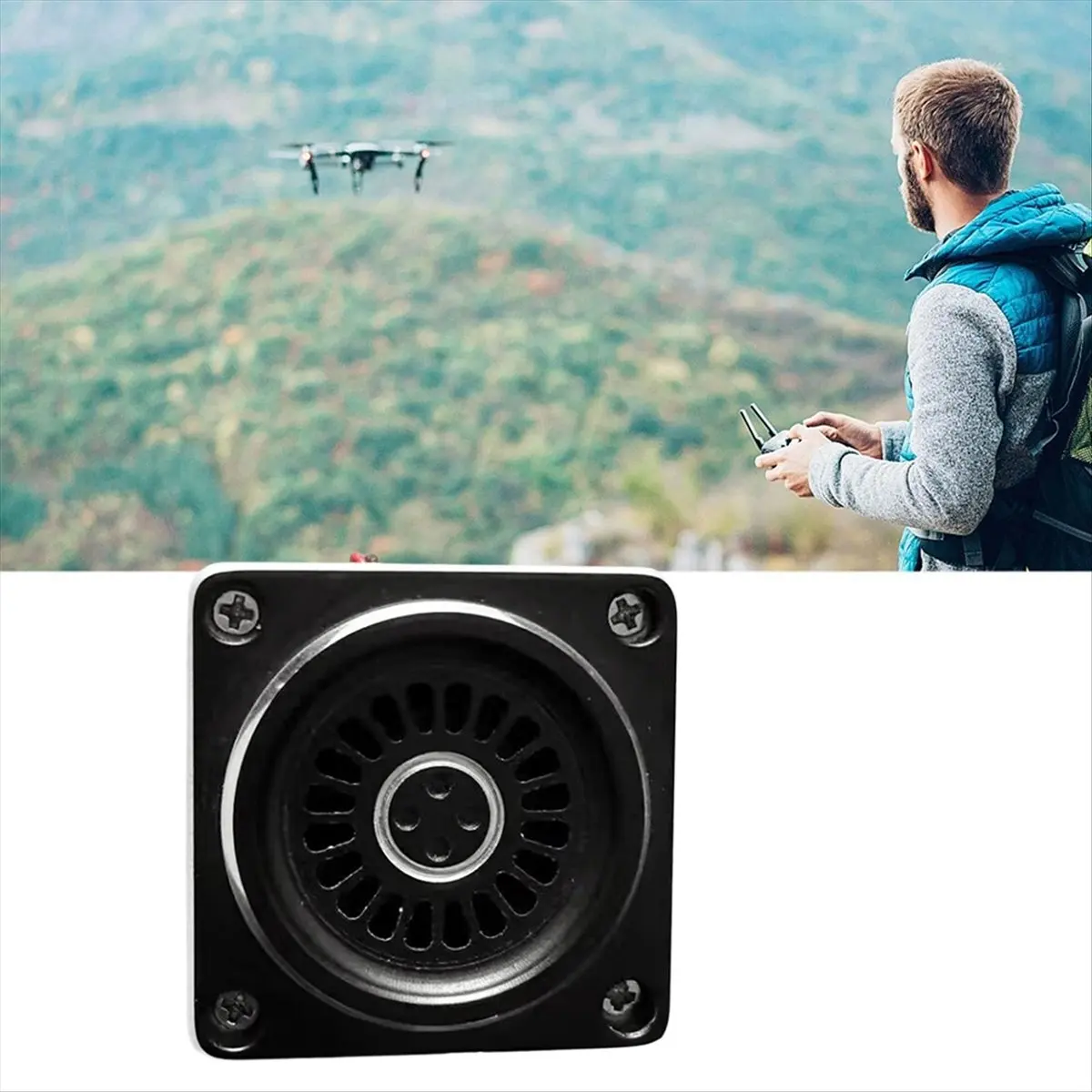 1.2G 5W VTX 9 Channels 5000mW Video Transmitter Support 2S-8S with Heat Sink&Fan for RC Long Rang Racer FPV Drone