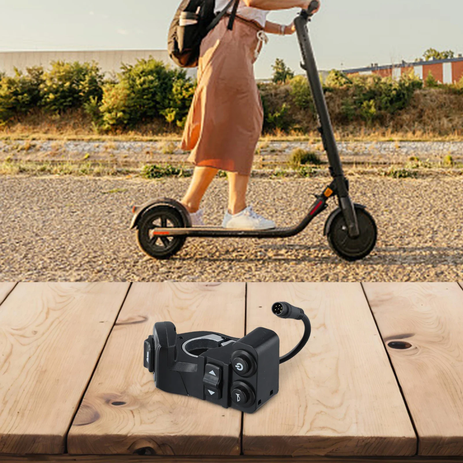 

Rainy Day Travel 42*81*53mm Control Buttons For Kukirin Compact Scooter Accessory Waterproof Design Wear-Resistant Shell