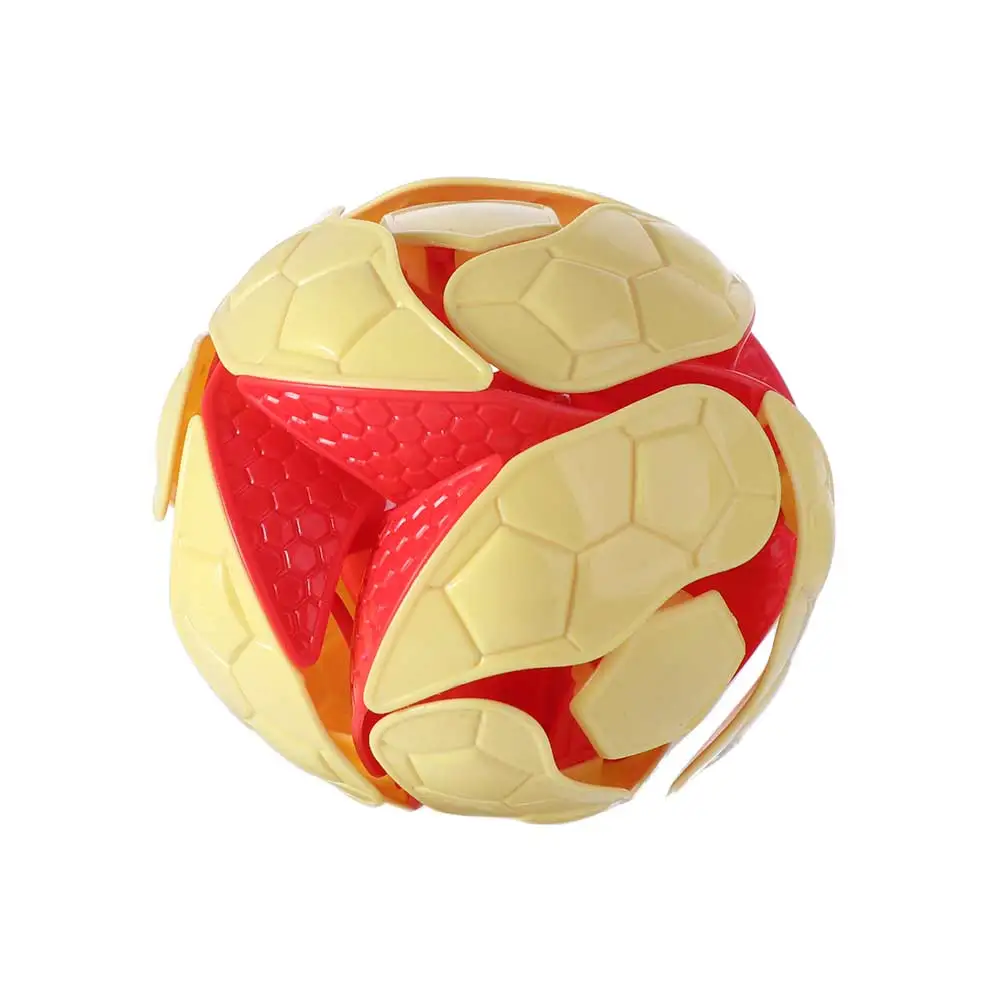 Plastics Color Changing Ball Toy Handheld Interactive Hand Thrown Ball Toy Multipurpose Cartoon Dual Color Telescopic Ball