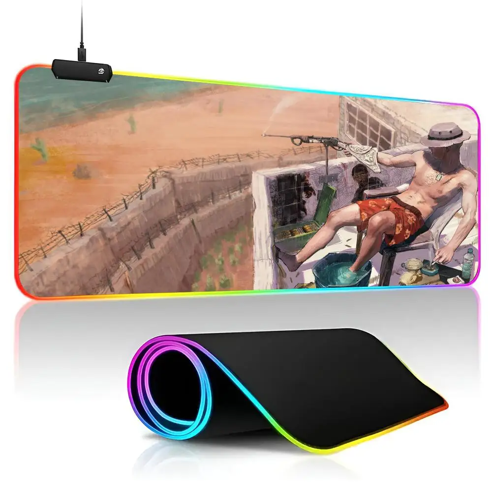 Rust 2013    Mouse Pad  game RPG 40x90cm Mouse Mat Gaming Mousepads LED Keyboard Mats Luminous Desk Pads Mouse Pad For PC