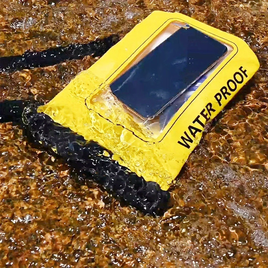 

HAISSKY Thick Waterproof Swimming Bags Outdoor Travel Beach Touch Screen Phone Storage Pouch For iPhone Samsung Xiaomi Huawei