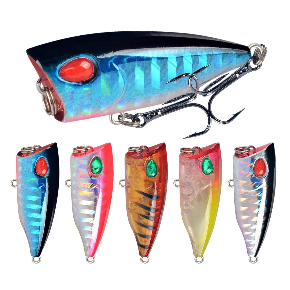 2022 sea fishing lure bait  New Arrival Popper Fishing Bait Hard Lure 40MM 3G Quality Wobbler Lures Fishing Tackles