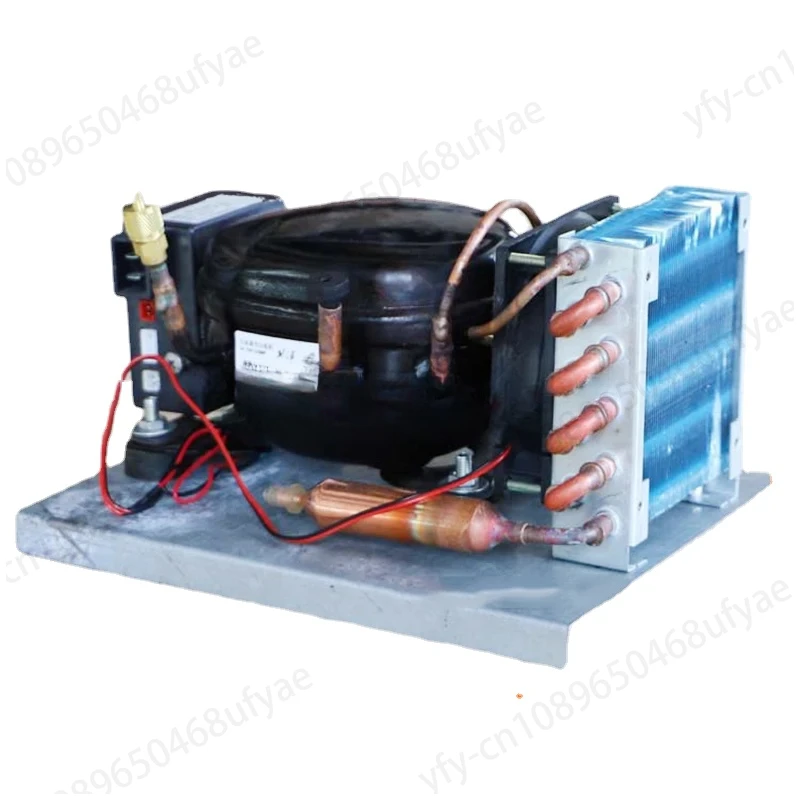 DC Compressor Condensing Unit Micro Refrigerator Air-cooled Refrigeration Unit 12V24V BD15HC