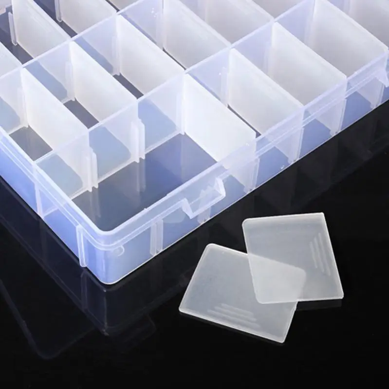 24 Value Electronic Components Storage Assortment Box  Format size of box can be assembled arbitrary