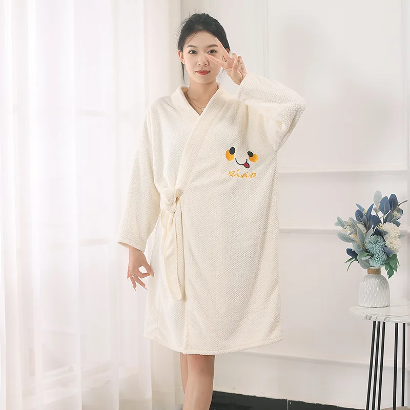 New Fashionable Wearable Tie-Belt Bathrobe&Loungewear–Highly Absorbent Quick-Drying Non-Pilling Soft&Comfortable Towel-Robes