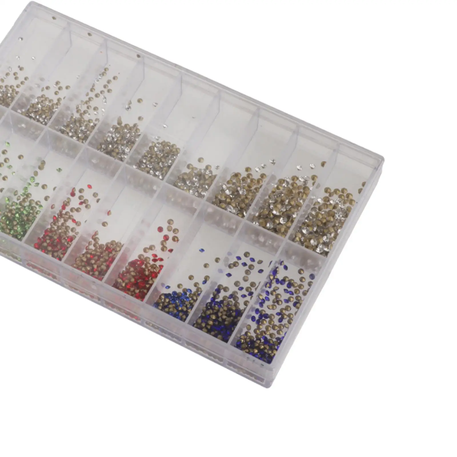 Watch Part Rhinestone with Storage Box Portable Watch Decoration Rhinestone