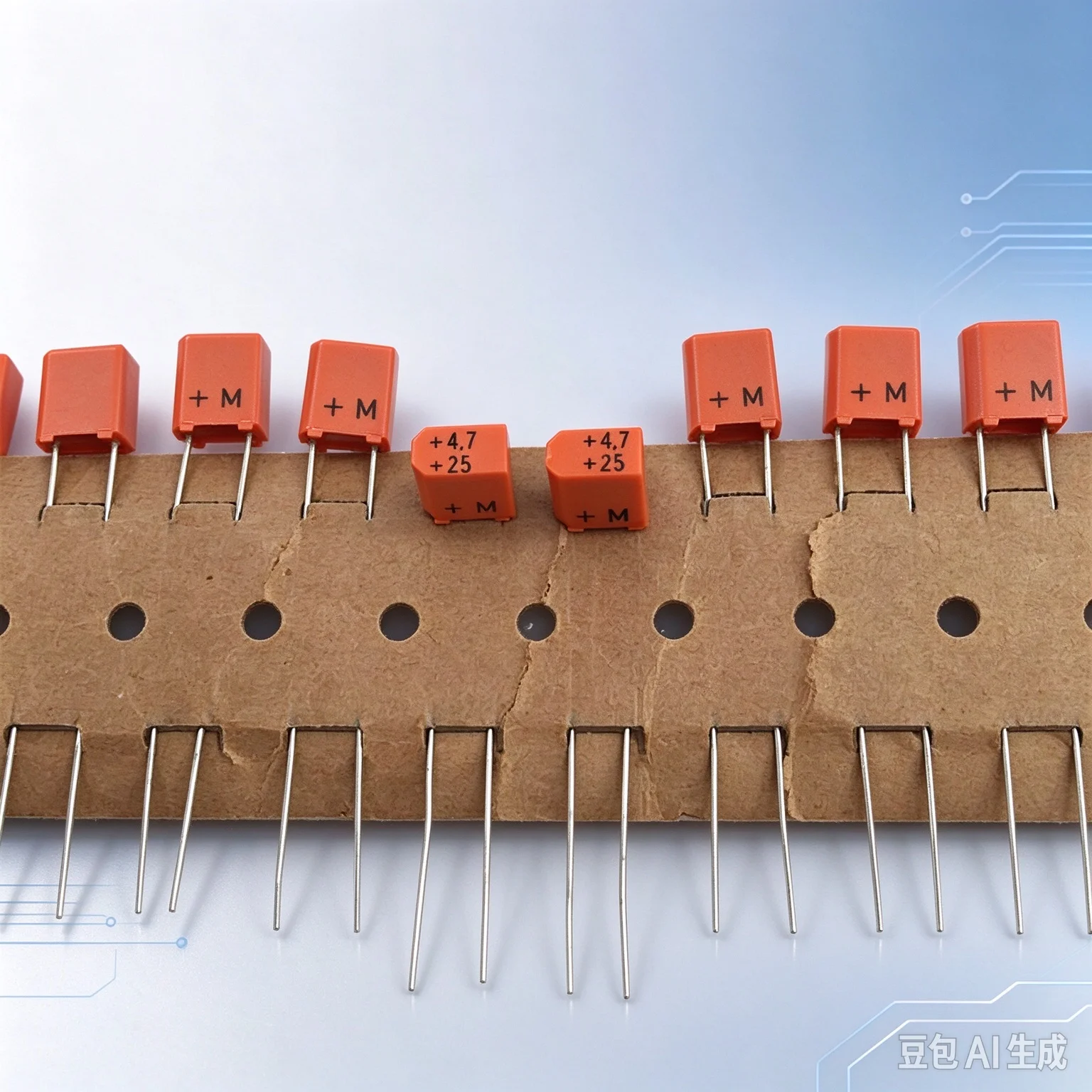 Vintage for Thomson 4.7UF 25V Bakelite Tantalum Electrolytic Capacitor 5P  200pcs