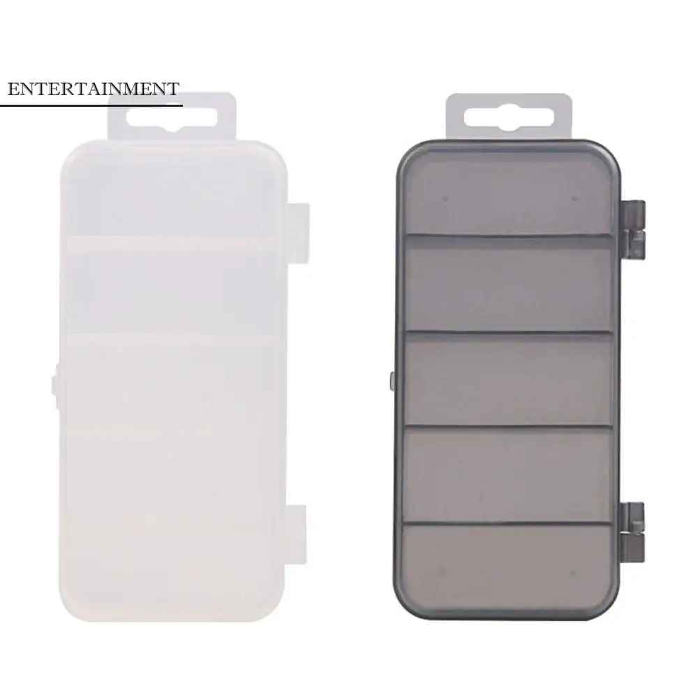 

5 Compartments Fishing Lure Box Portable Waterproof Fishing Tackle Case Multifunctional Plastic Lure Storage Box Fishing Tools