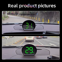 AD NEW X3 Head Up Display GPS HUD Digital Speedometer Plug And Play For All Cars Green Backlight Big Font KMH Car Accessories