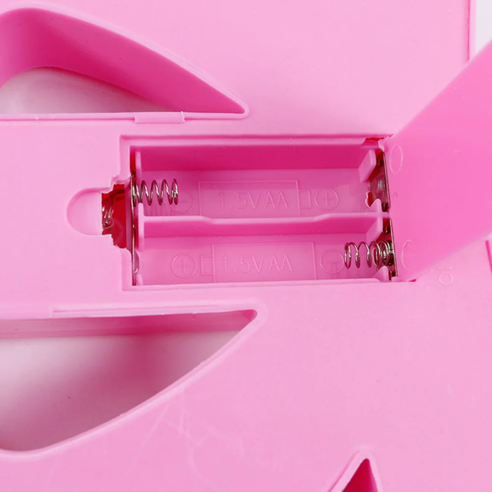 

Pink Crown Shaped LED Night Lamp Warm White Light Decorative Home Bedroom Night Light for Party Events Festivals Room