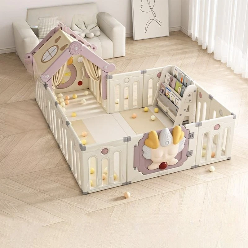 

Детский манеж, домашняя детская игровая площадка, пластик, роскошный детский забор, большой игровой забор для ползания малышей, детский центр активности