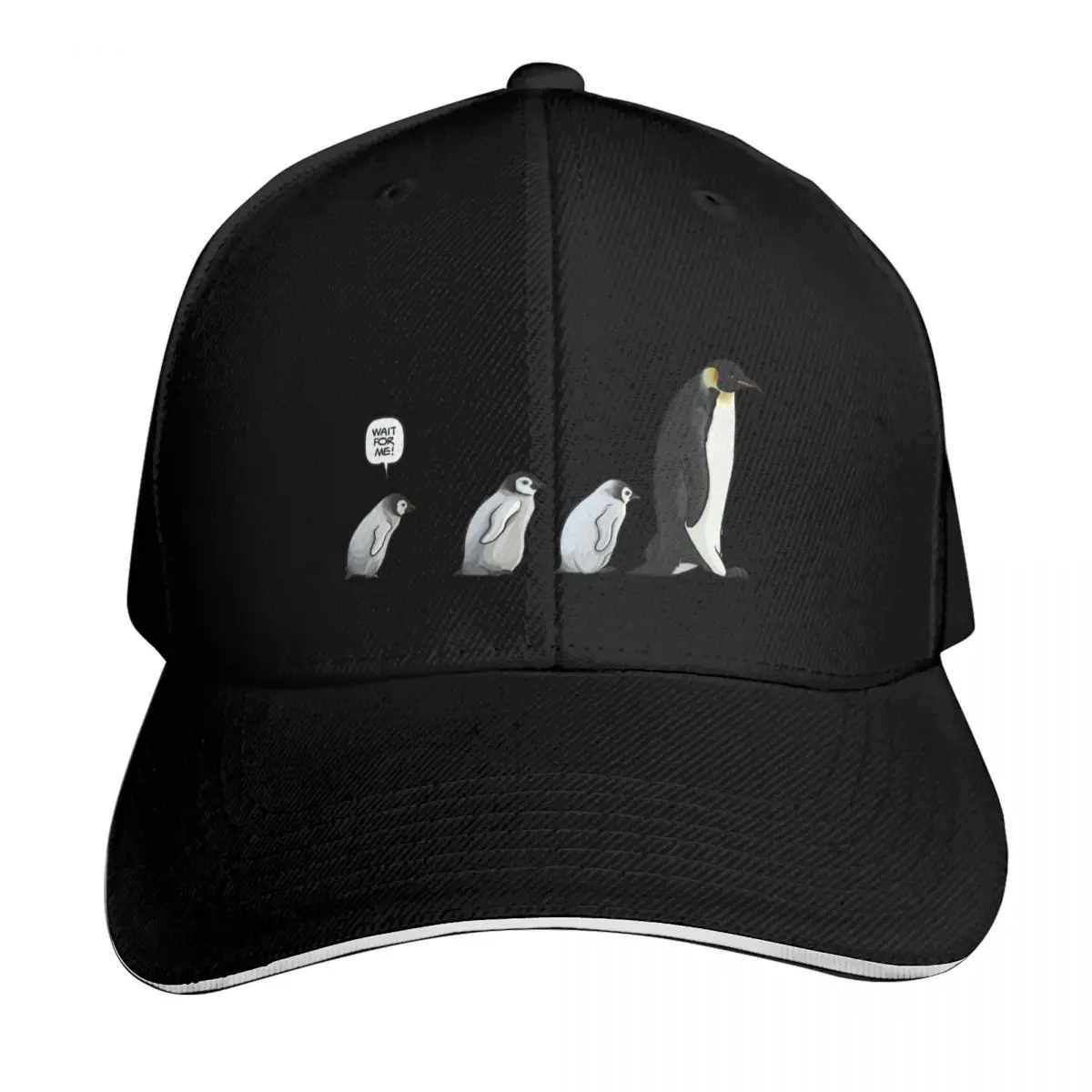 

Emperor Penguins Baseball Cap Hat Man Luxury black Funny hats Sports Cap Men's Baseball Women's