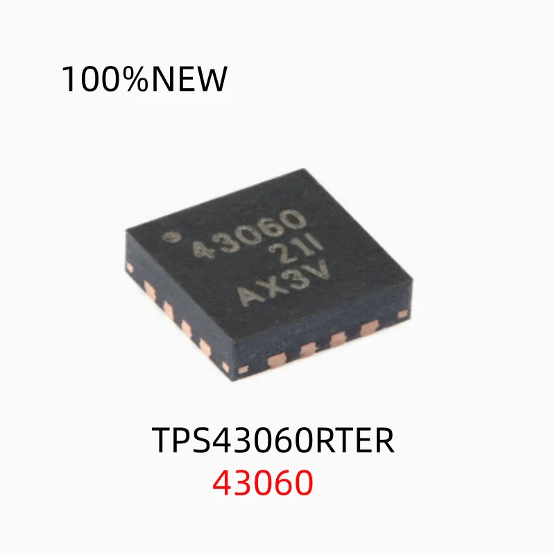 (5Pcs) 100% New Tps43060Rter Tps43060 43060 Wqfn-16 Synchronous Boost Controller Core Dc-Dc Power Chip Ic