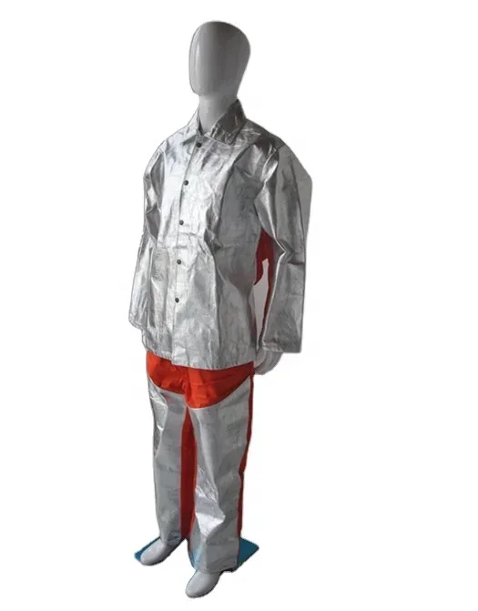 Steel making costume welding aluminized suit