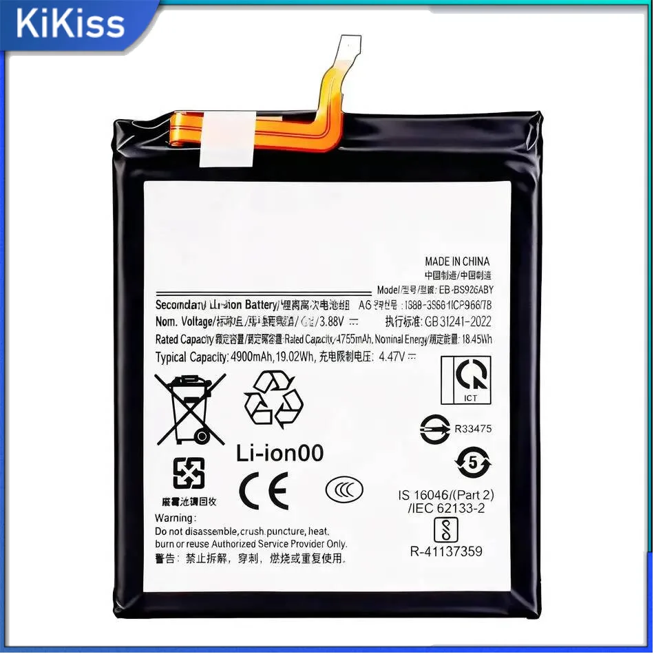 

High Compatibility For Samsung Galaxy S24 Plus 5G S926 Mobile Phone Battery 4900Mah EB-BS926ABY