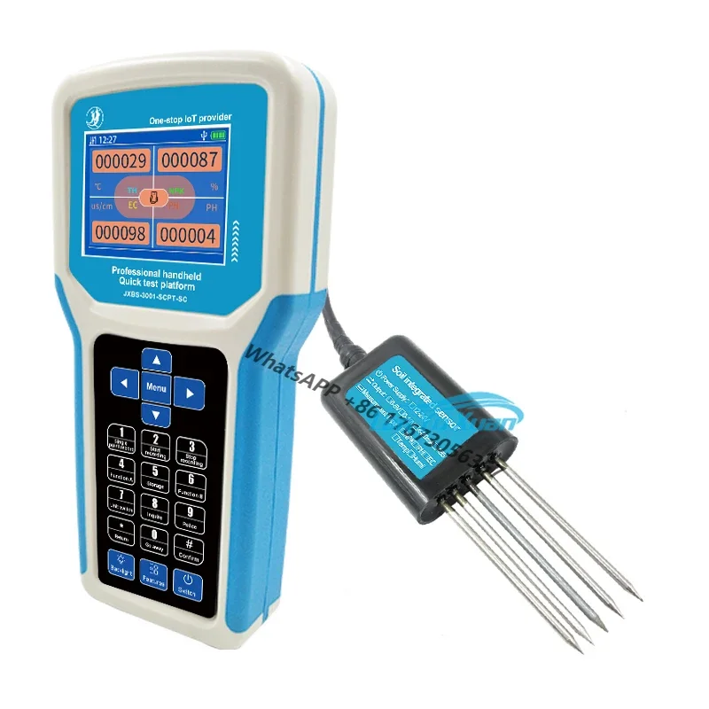 Soil Temperature Moisture & Conductivity Sensor,EC Tester,3 In 1  Tester