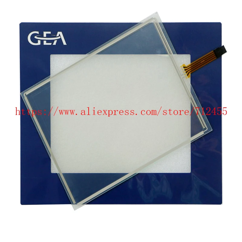 For  GEA Power Panel 400   B&R 4PP420.1043-K08 Touch Screen Digitizer Glass with Overlay Protective Film