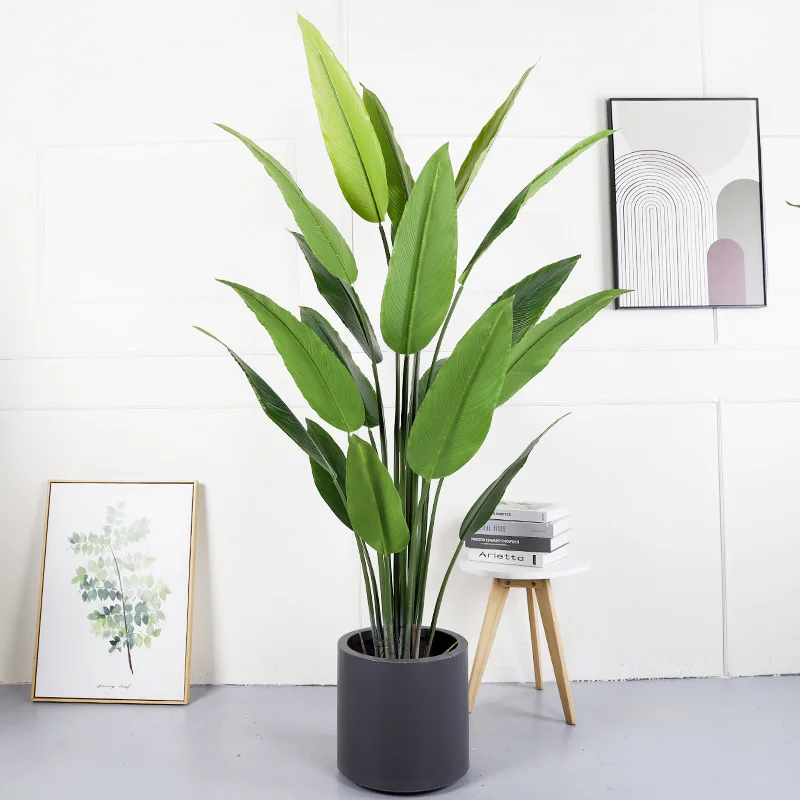 

Plant potted plant living room ornament decoration artificial canna high imitation