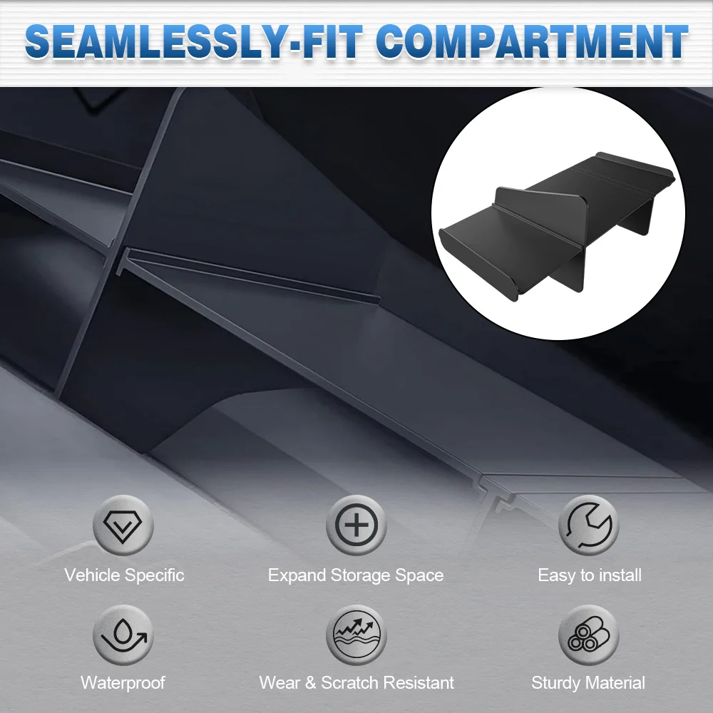 

Car Central Console Divider Glove Box Organizer Storage Tray For Ford Maverick 2022 2023 2024 2025 2026