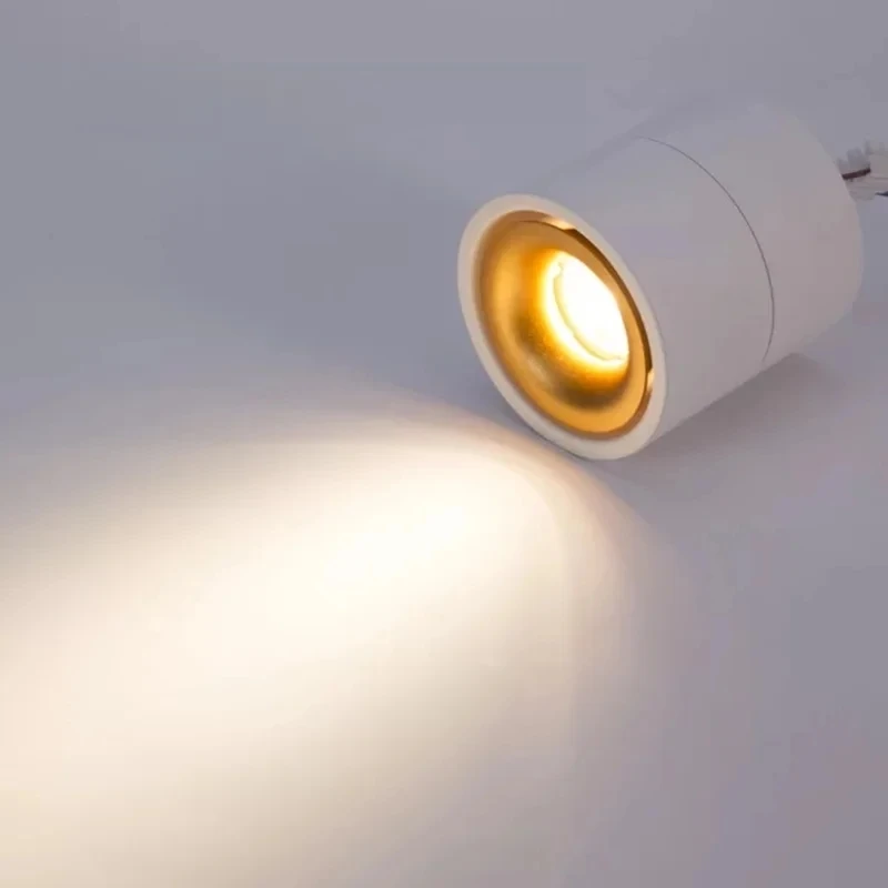 Dimmable Surface Mounted LED Downlight 10W/15W Rotating LED Spot Light Ceiling Lamp with LED Driver AC110V/220V Home Decoration
