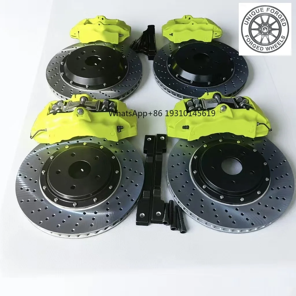 

26 Style High Performance GT6 6 Pot Racing Brake Caliper Kit Auto Upgrade Mod Parts For VW Golf Mk2 Mk5 Mk6 Mk7
