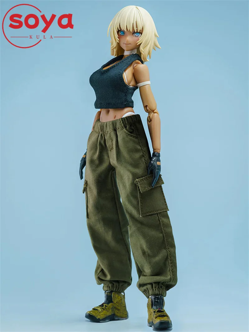 1/12 Bilancia Femminile Gilet Corto Tuta Vestiti Modello Misura 6 '' Romankey CRAZY FIGURE Lumaca Conchiglia Soldato Action Figure Corpo Bambole