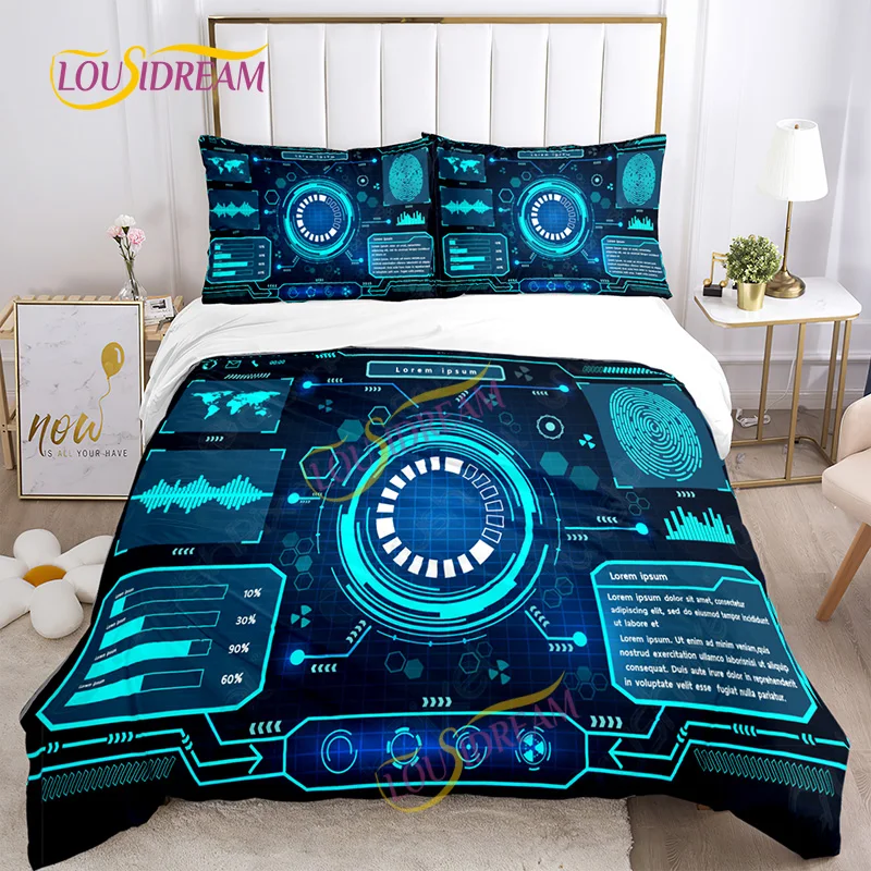 3D fashion avant-garde quilt cover simple ultra-modern digital printing polyester bedding home dormitory quilt cover bedding