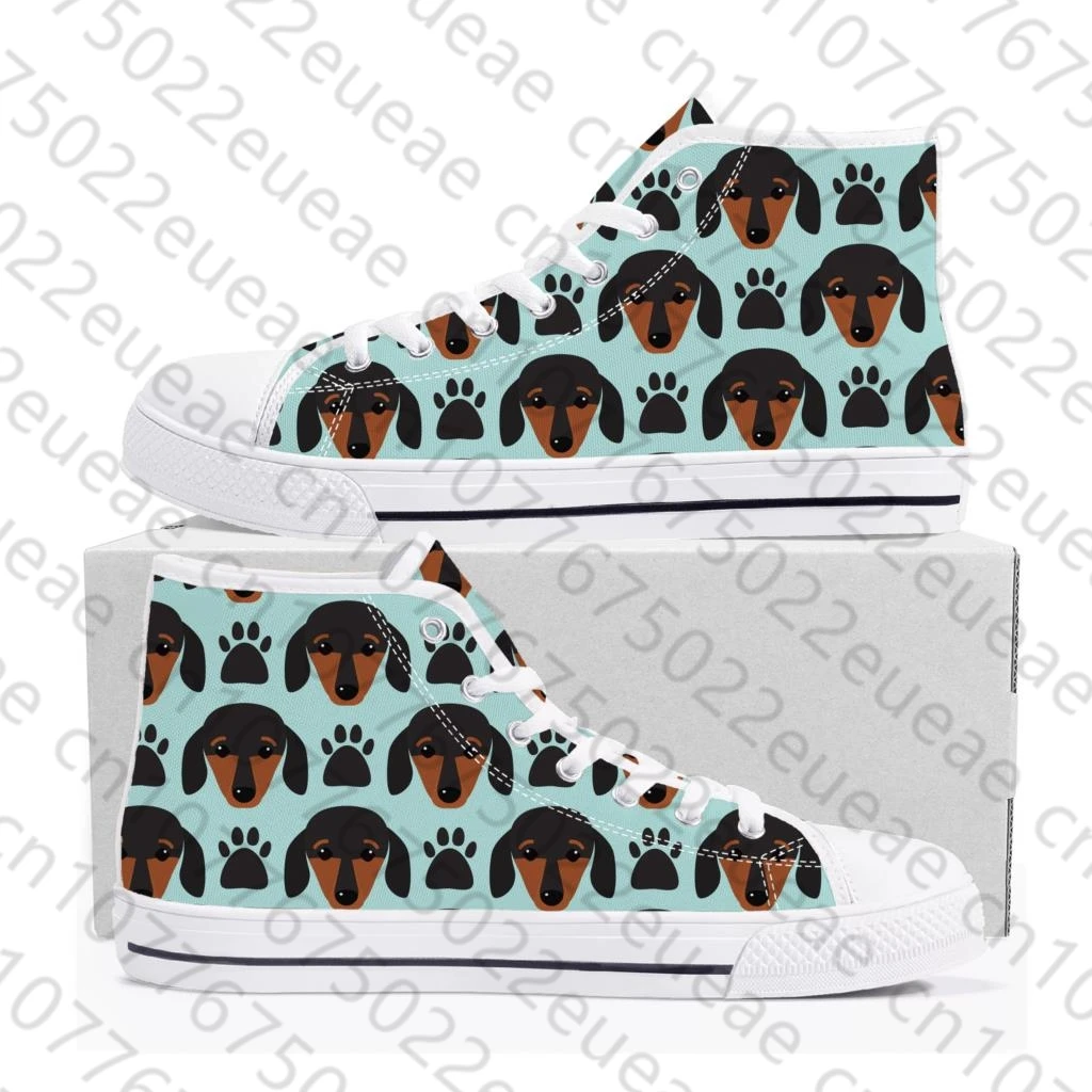 Cute Dachshund Print Sports Shoes Mens Womens Teenager Kids Children Sneakers Pet Dog Casual Sneaker Couple Custom Shoes